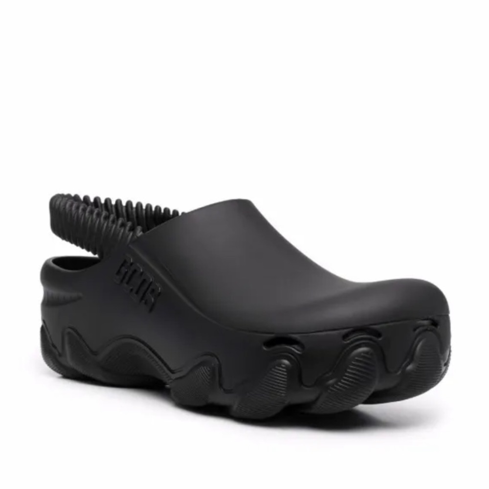 GCDS ibex Chunky Clogs Black Mules 38/39 women’s 9